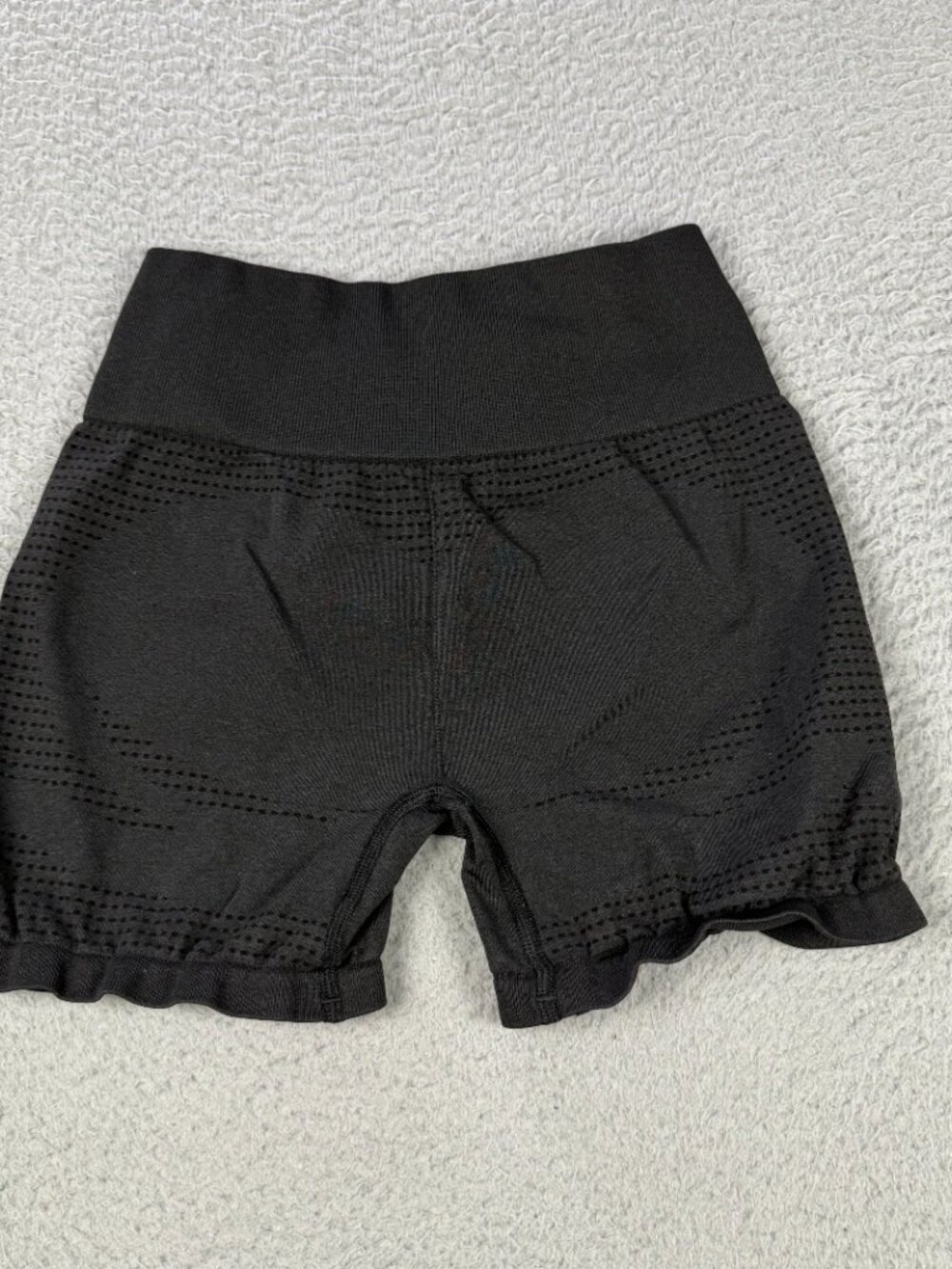 Gymshark Vital Seamless Shorts Womens XS Black Biker Workout Athletic Gym - Picture 2 of 7